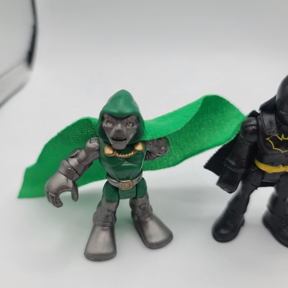 Imaginext DC Super Friends Dr. Doom Batman Killer Croc Hawkman - Picture 5 of 5